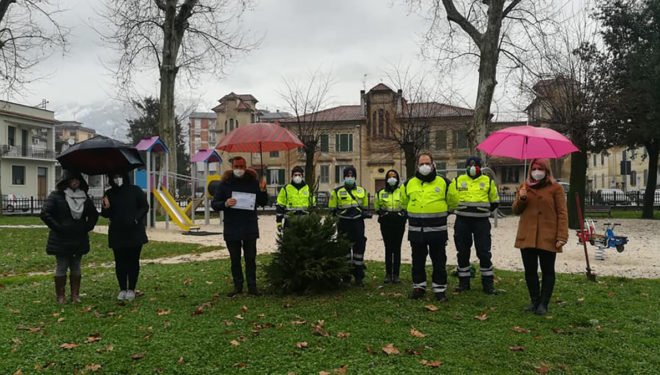 SORA – Progetto A.B.E.T.E., 4 alberi piantati nel Parco “Santa Chiara”