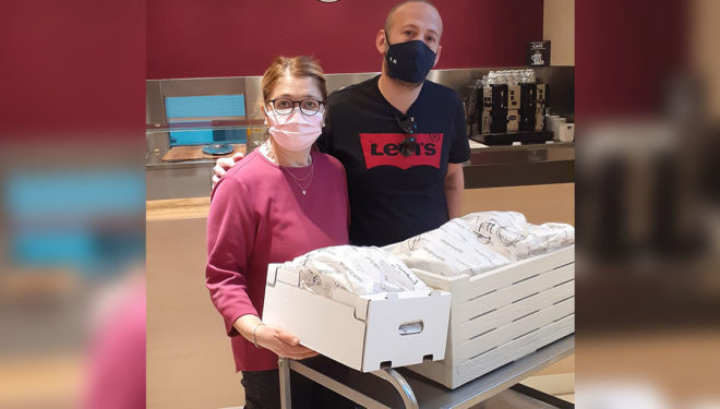 SORA – Pane alle famiglie in difficoltà e pizza ai malati di Covid