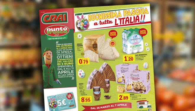Punto Fresco vi augura una “Buonissima Pasqua”. Il nuovo volantino con tutte le offerte pasquali