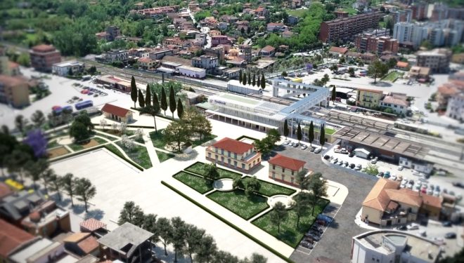 FROSINONE – Riqualificazione piazzale Kambo (stazione): pubblicato l’appalto. Ecco come diventerà