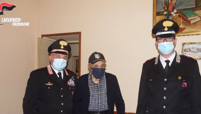 SORA – Angelo Grossi, ex Carabiniere Reale e collega dell’eroe Alberto La Rocca, compie 103 anni!