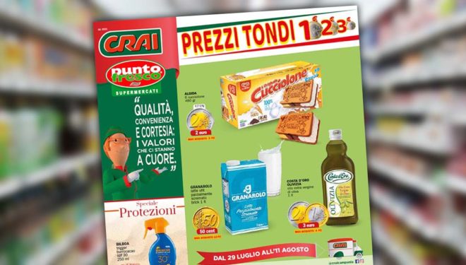 Punto Fresco: “PREZZI TONDI 1 €, 2 €, 3 €”. Il nuovo volantino con tutte le offerte