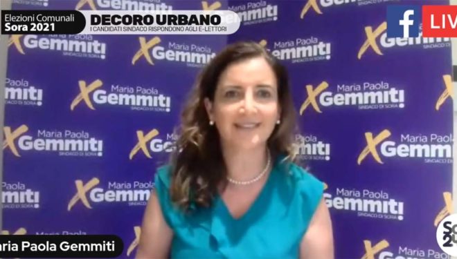 ELEZIONI SORA 2021 – Maria Paola Gemmiti ritira la propria candidatura a sindaco