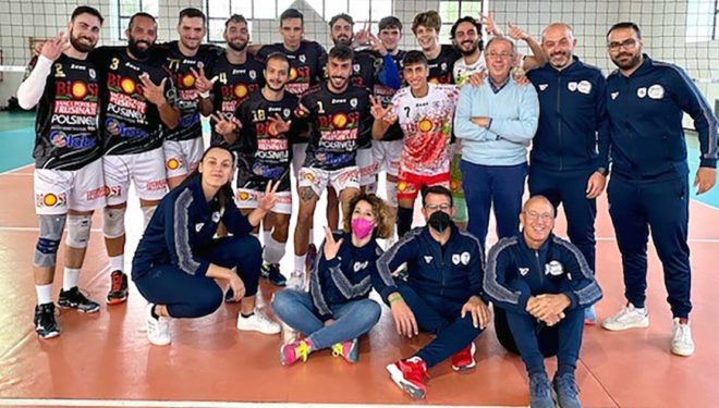 GLOBO BPF SORA – La C maschile parte con una convincente vittoria per 3-0