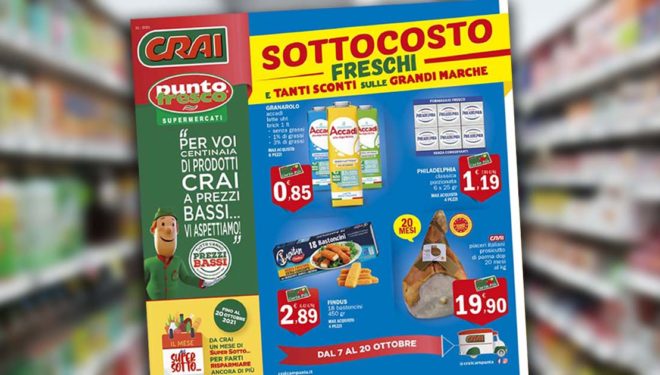 SOTTOCOSTO FRESCHI e tanti sconti sulle grandi marche: il nuovo volantino Punto Fresco