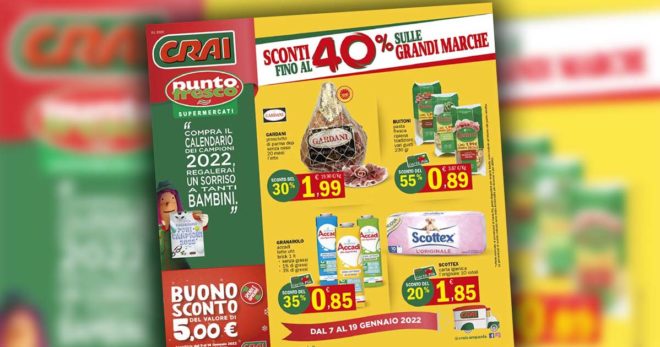 PUNTO FRESCO: sconti fino al 40% sulle grandi marche. Il nuovo volantino