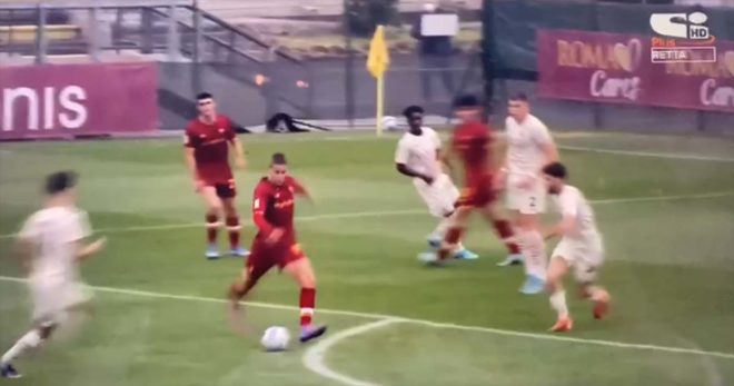 Primavera: Roma-Milan 2-1. Splendido goal di Faticanti. La sequenza dei fotogrammi