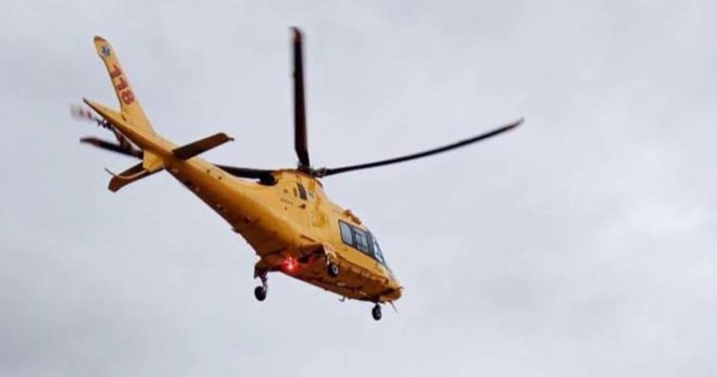 Incidente agricolo, uomo elitrasportato