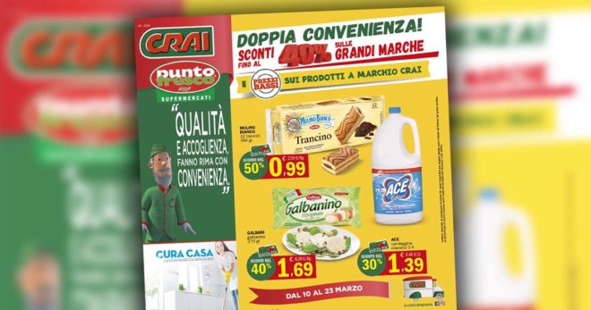 Punto Fresco: sconti fino al 40% sulle grandi marche. Il nuovo volantino