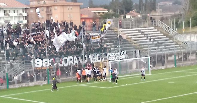 Sora-Terracina 3-1: bianconeri secondi in solitaria. E ora nove finali