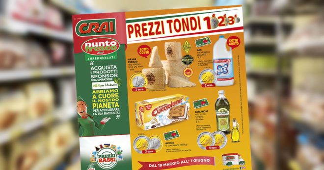 Punto Fresco: prezzi tondi 1, 2 e 3 euro. Il nuovo volantino con tutte le offerte