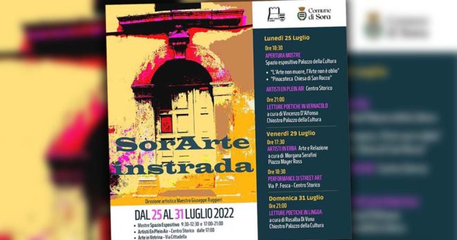 “SorArte instrada” ai nastri di partenza