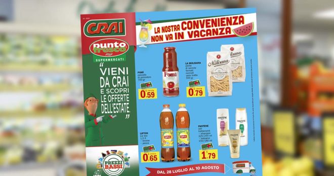 Punto Fresco: “La nostra convenienza non va in vacanza”. Il nuovo volantino