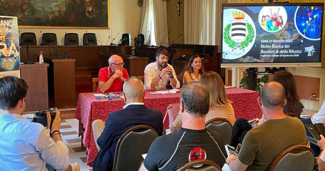 Il 27 Agosto a Sora la 1a “Notte Bianca dei bambini e della musica”