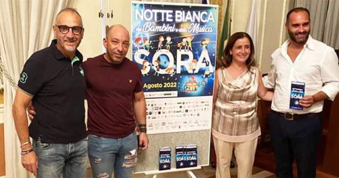 “Notte Bianca dei Bambini e della Musica”: ci sarà anche il Sora Calcio