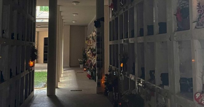 Sora, buio al cimitero: ci scrive Valentina chiedendo provvedimenti