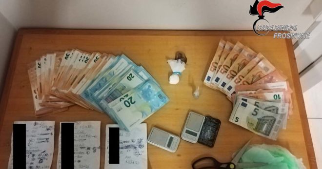 Spaccio in casa: dai domiciliari al carcere. I Carabinieri di Sora arrestano 53enne