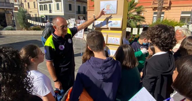 “Io non rischio”: gli allievi della media “Rosati” di Sora “a lezione” di Protezione Civile