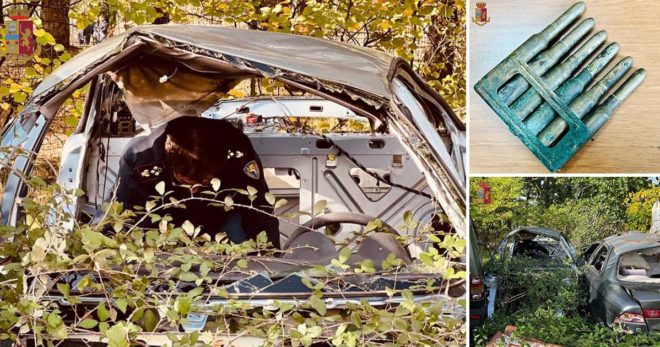 Pescosolido – Perquisizioni della Polizia in una tenuta: rinvenute armi, munizioni e un’auto rubata