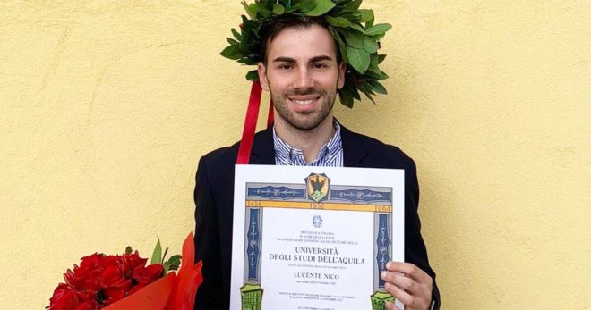 Sora: uno strepitoso 110 e lode per Nico Lucente. Congratulazioni!