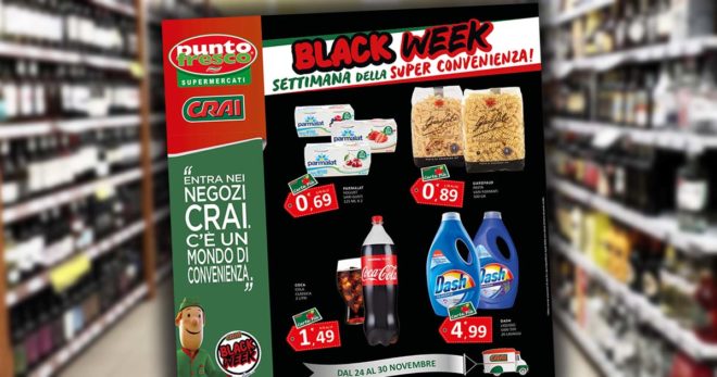 Punto Fresco “Black Week”: il nuovo volantino con tutte le offerte