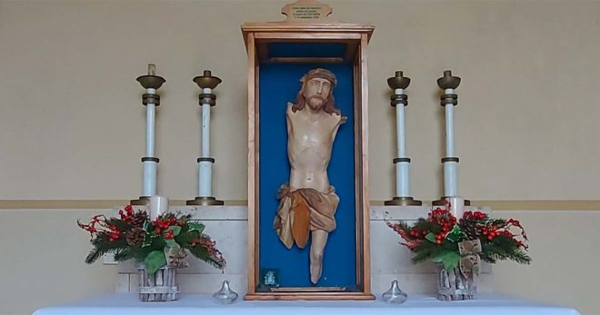 Sora: a settant’anni di distanza torna sul Colle di San Casto il Cristo della Val Gardena