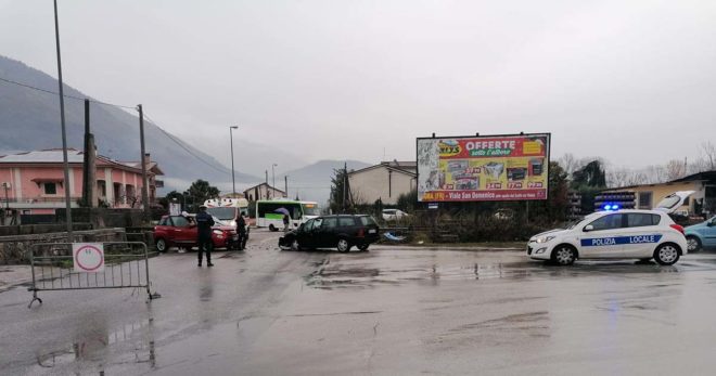 Sora: incidente stradale sulla Romana Selva