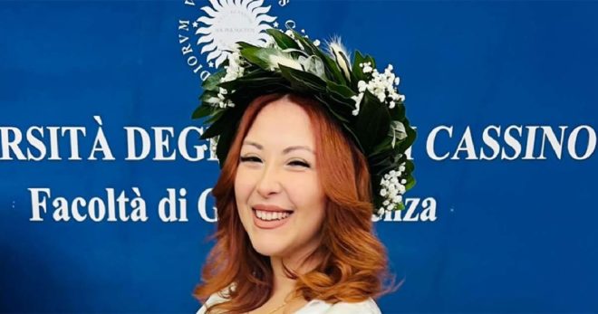 Isola del Liri, terza corona d’alloro per Valeria Baisi: arriva la laurea in Giurisprudenza