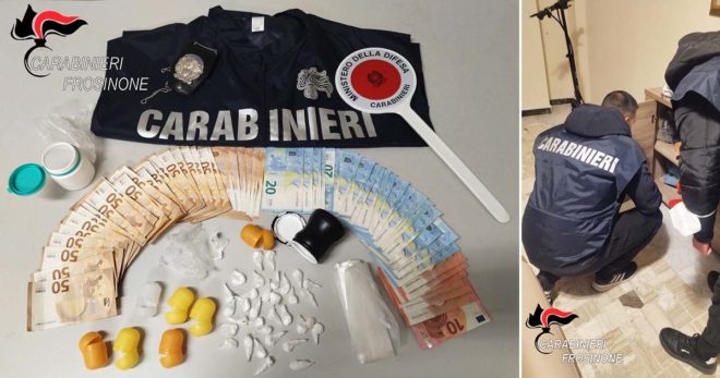 Sora: i Carabinieri arrestano giovane “pusher rider”