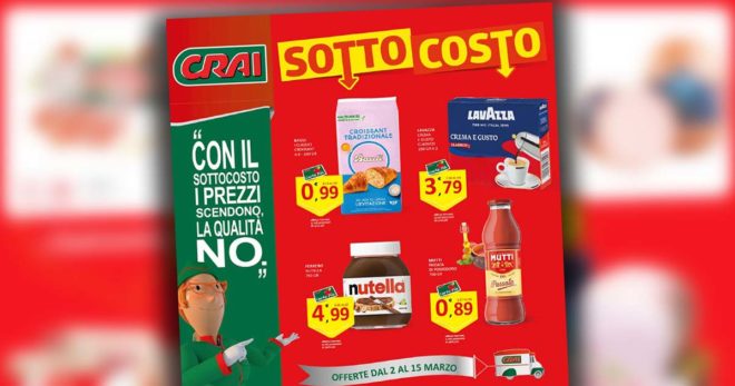 CRAI “Sotto Costo”: Il nuovo volantino con tutte le offerte
