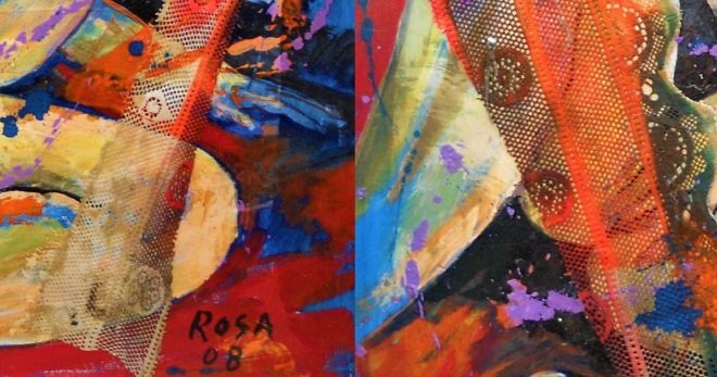 20 tele dell’artista Michele Rosa in mostra a Roma