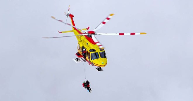 Cade durante escursione: elitrasportato a Sora