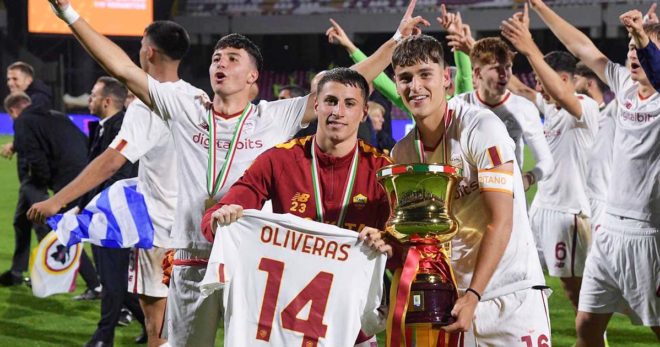 Coppa Italia Primavera alla Roma: ancora un trofeo per il sorano Giacomo Faticanti