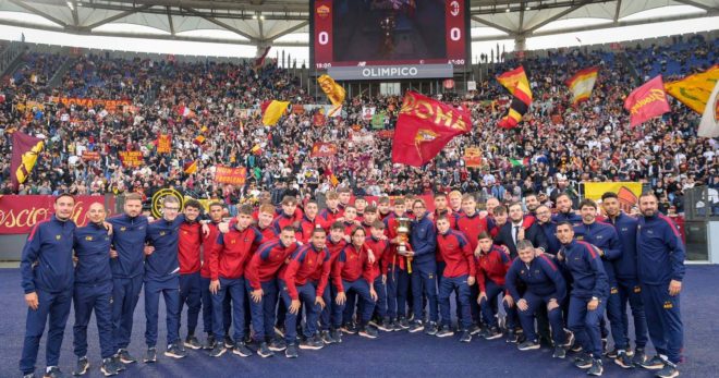 La Roma Primavera conquista la Coppa Italia: due sorani sotto la Curva Sud