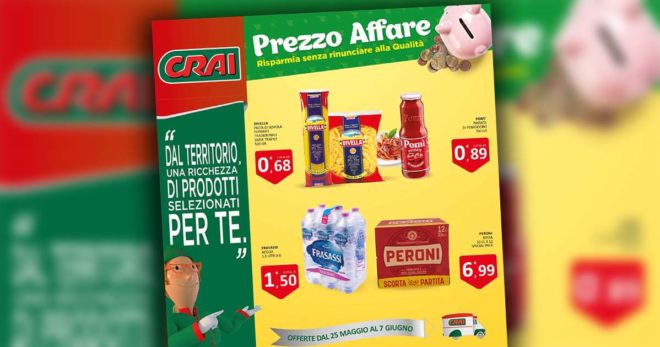 CRAI: “Prezzo Affare”, il nuovo volantino con tutte le nuove offerte