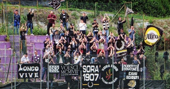 Calcio: Sora sconfitto in trasferta dopo 15 successi consecutivi. Tifosi da applausi