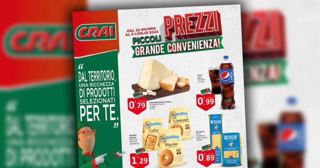CRAI: “Piccoli prezzi, grande convenienza!”. Il nuovo volantino con tutte le offerte