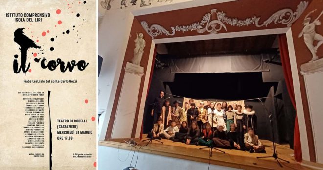 I.C. Isola del Liri: successo per la fiaba teatrale “Il Corvo”