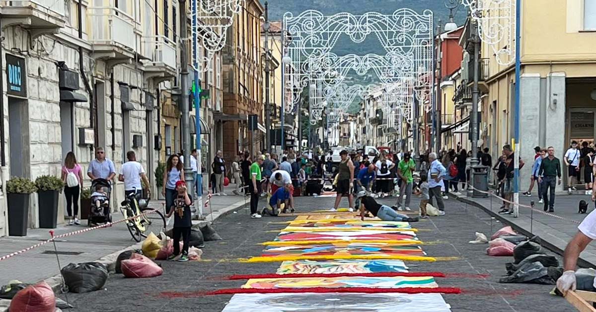 Sora, infiorata Corpus Domini: riunione organizzativa oggi in Comune