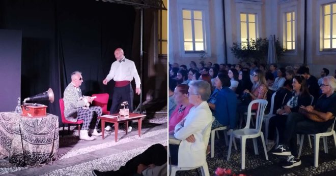 Sora: teatro sotto le stelle nel suggestivo chiostro del Palazzo della Cultura