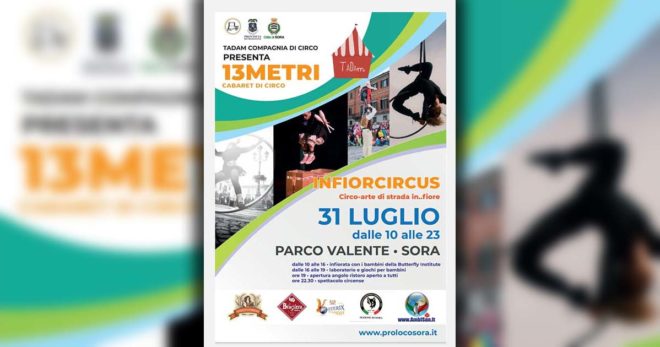 Infiocircus, la Pro Loco Sora unisce gioco, tradizione figurativa e arte di strada