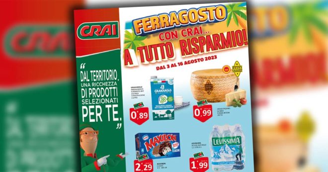 Ferragosto con CRAI… a tutto risparmio: il nuovo volantino
