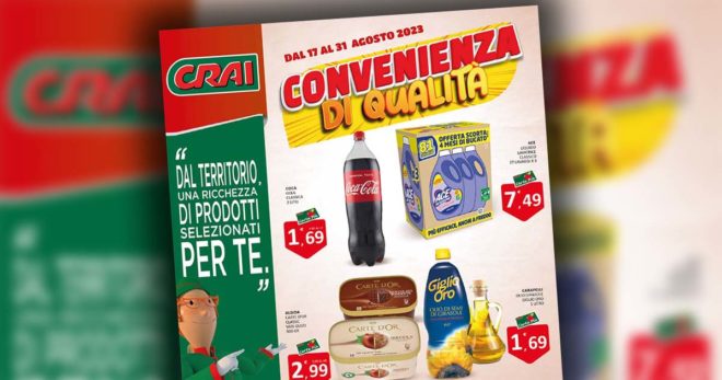 CRAI: “Convenienza di Qualità”. Il nuovo volantino
