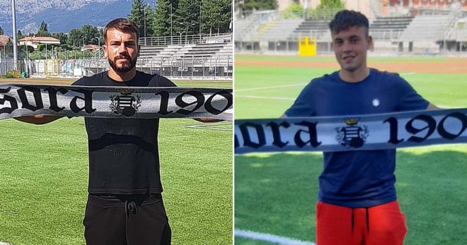 Calcio Serie D: altri due nuovi innesti per il Sora, un attaccante e un difensore