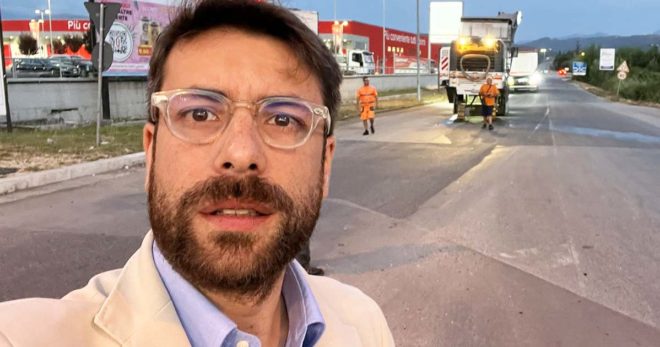 Sora: dopo 26 anni nuovo asfalto sulla tangenziale Schito-Colle d’Arte