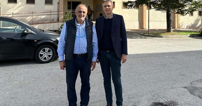 Sora, case popolari: sopralluogo di Antonello Iannarilli a San Giuliano