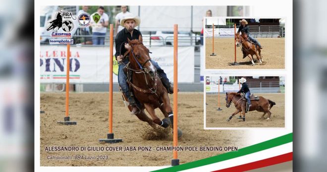 Equitazione, Pole Bending: il sorano Alessando Di Giulio vince il Campionato Ibra Libertas