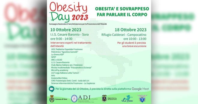 Ottobre Sorano 2023: tutto pronto per “OBESITY DAY 2023”