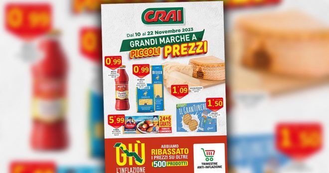 CRAI: grandi marche a piccoli prezzi. Il nuovo volantino