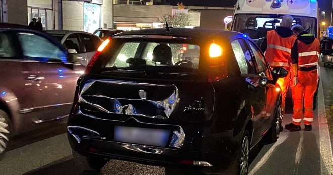 Sora: tamponamento tra auto in zona San Domenico